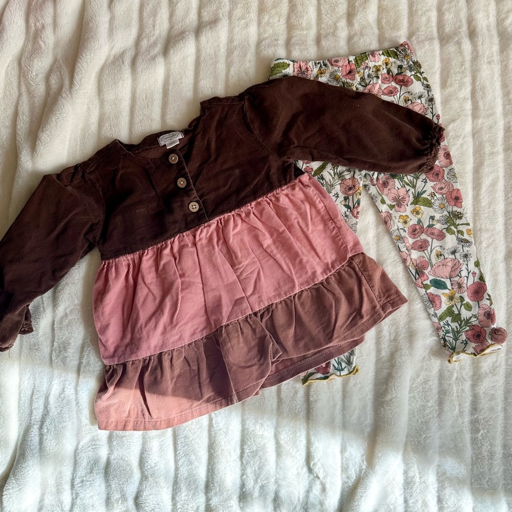 Mudpie toddler girl set